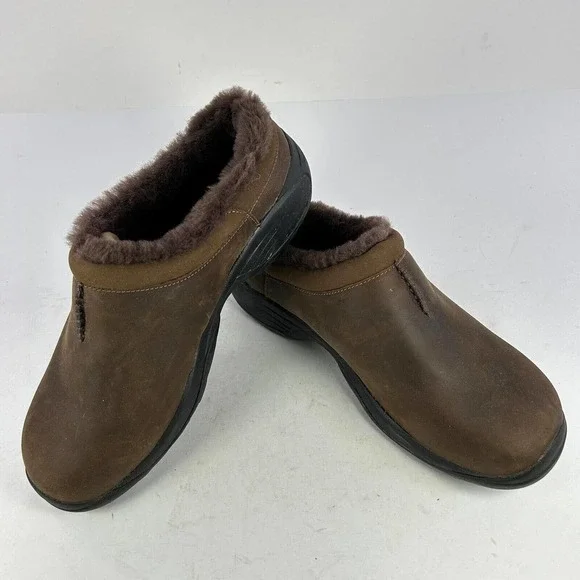 Merrell Men's J001907 Encore Chill 2 Brown Clog US 9.5 Air Cushion Lined Shoes - Picture 3 of 10